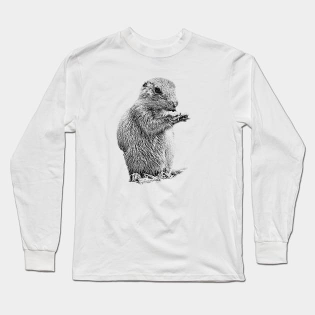 Prairie dog Long Sleeve T-Shirt by Guardi
